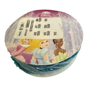 Disney Princess Blue Sequin Trim 1" x 4 Feet NEW SEALED